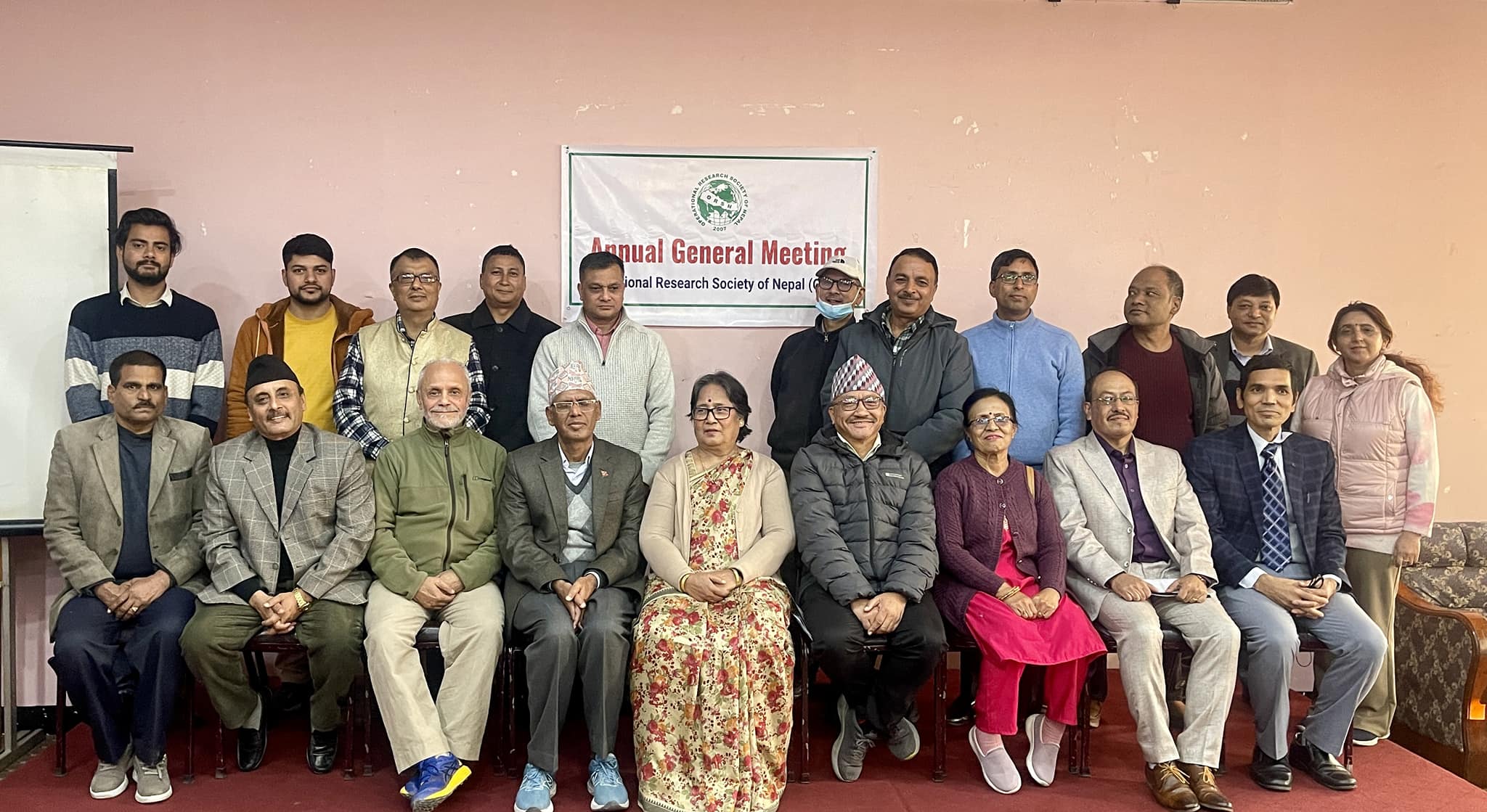 ORSN members gathered at the Annual General Meeting 2024 in Kathmandu